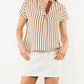Thml - Stripe Heather Top
