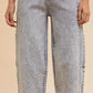 Anniewear - LYOCELL STRETCH STONE WASHED ARCHED BARREL JEANS