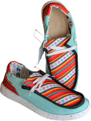 Rowdy Crowd - Women's Sunset Serape Shoes