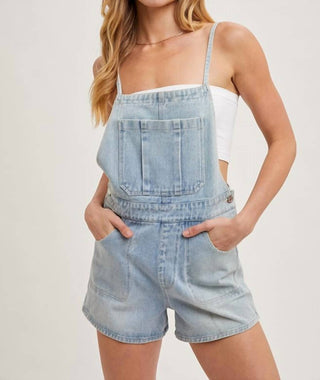 Bluivy - Denim Shorts Romper