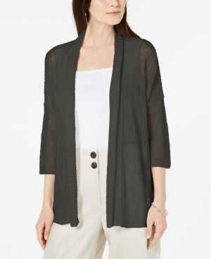 Alfani Open Stitch Kimono Cardigan