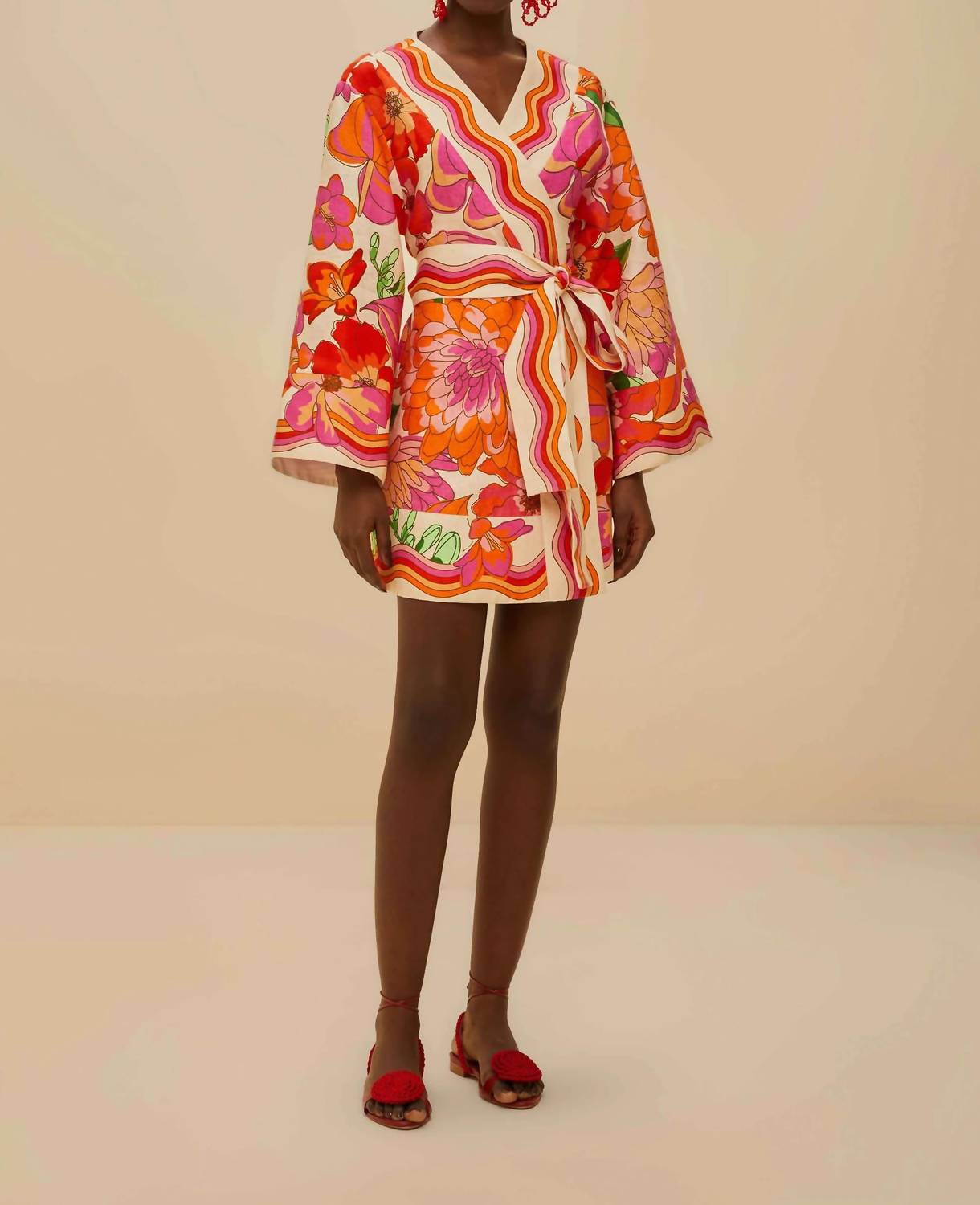 Farm Rio - Spring Affair Mini Dress