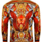 Barabas - Men's Striking Look Rhinestone Long Sleeve Shirt