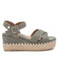 Xti - Women's Suede Wedge Sandals