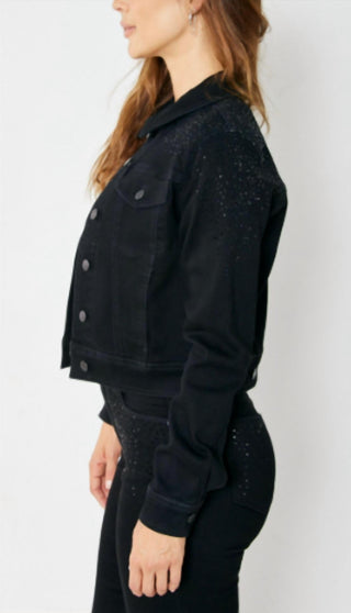 Judy Blue - Denim Jacket With Rhinestone Embellishments