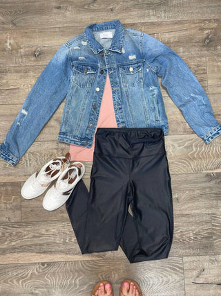 Kancan - Distressed Denim Jacket