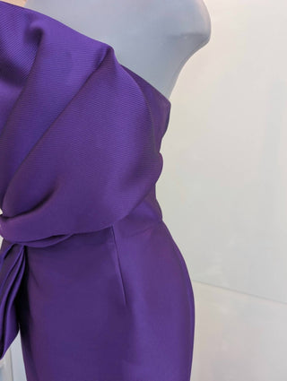 Frascara - Strapless Mother Of The Bride Silk Wool Gown