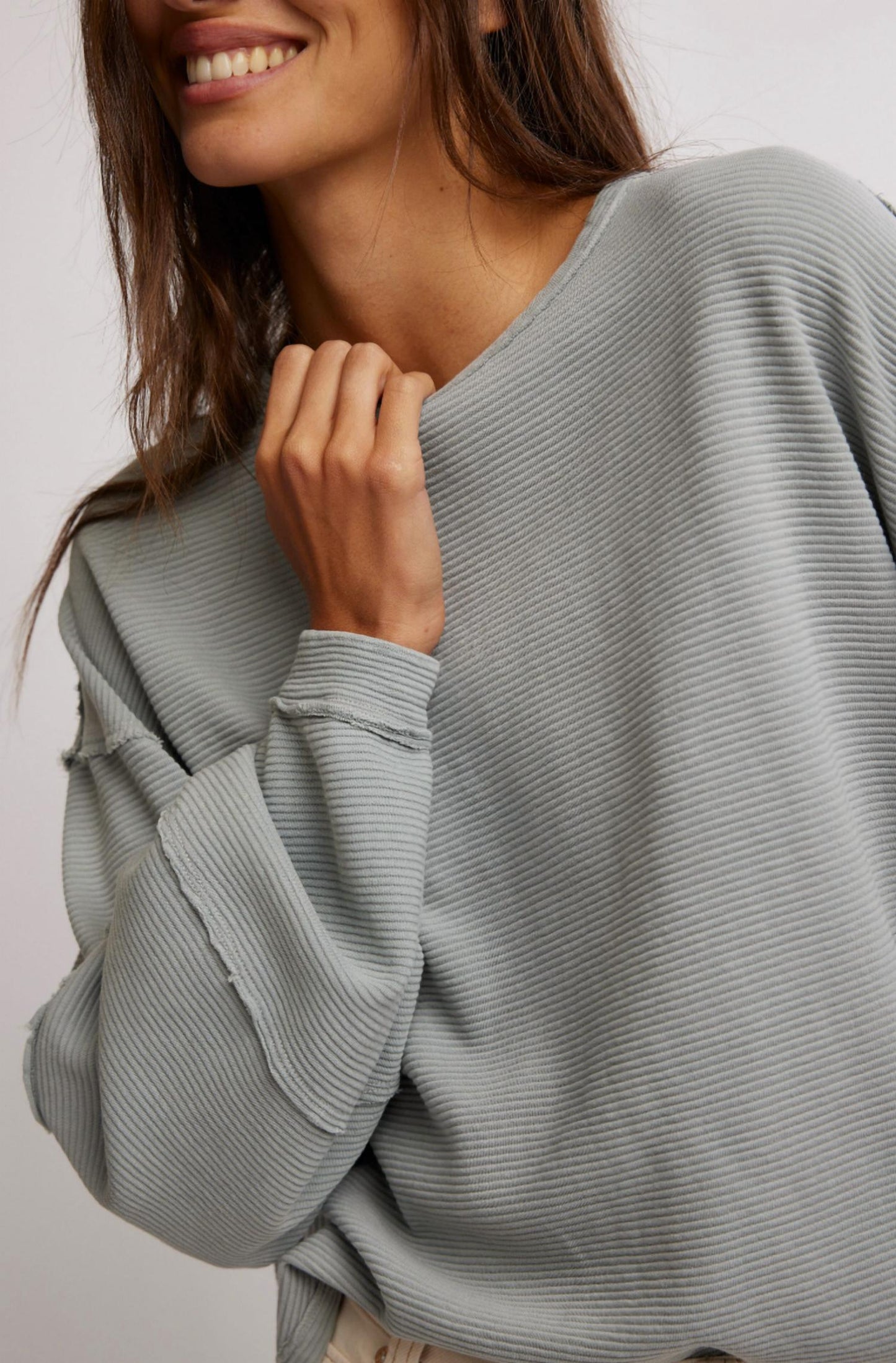 Free People - Eclipse Oversize Long Sleeve Tee