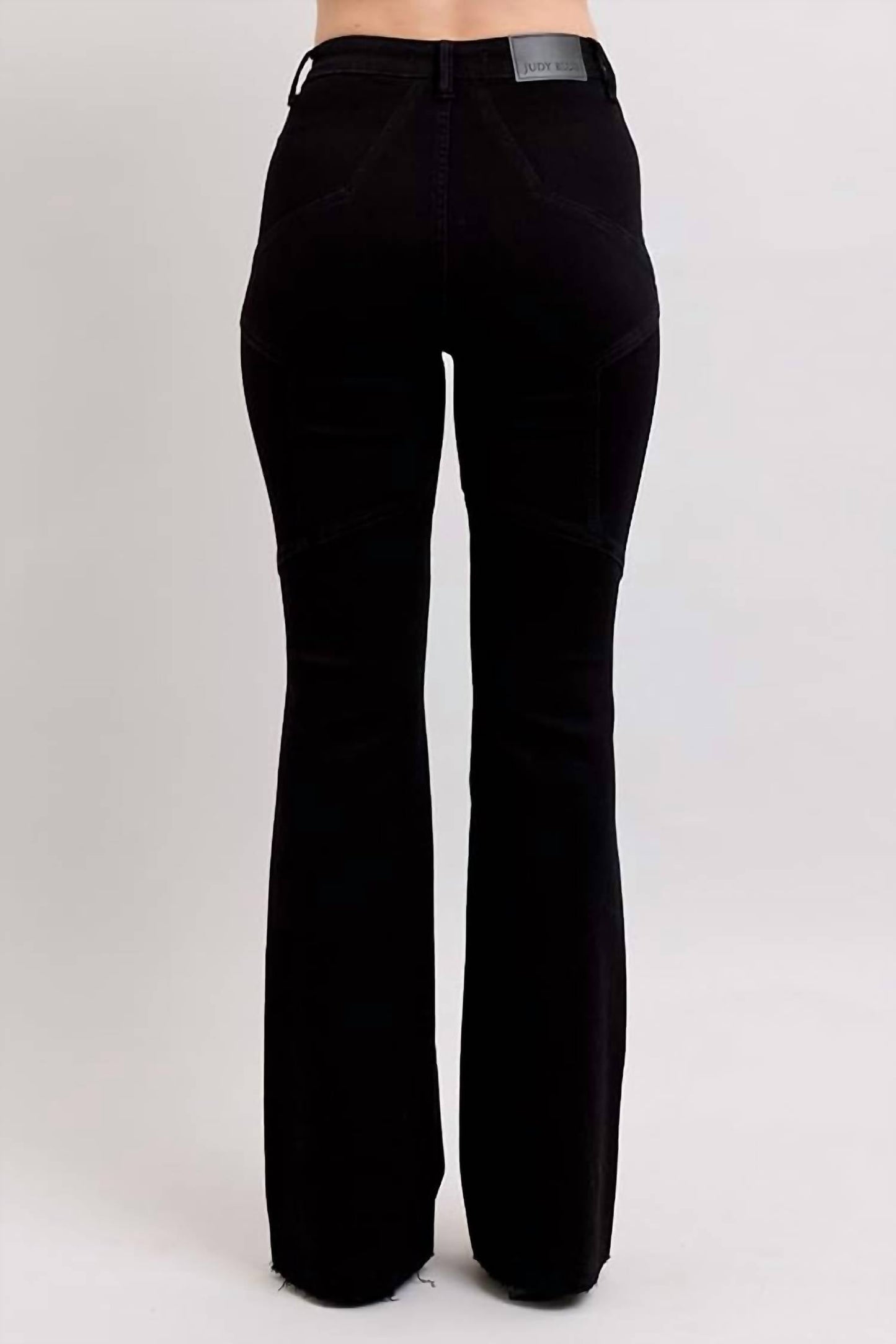 Judy Blue - High-waisted Star Seam Detail Flare Jeans