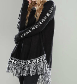 Collective Rack - Fringed Sweater Tunic