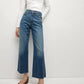 Veronica Beard - Dylan Straight leg raw hem jean