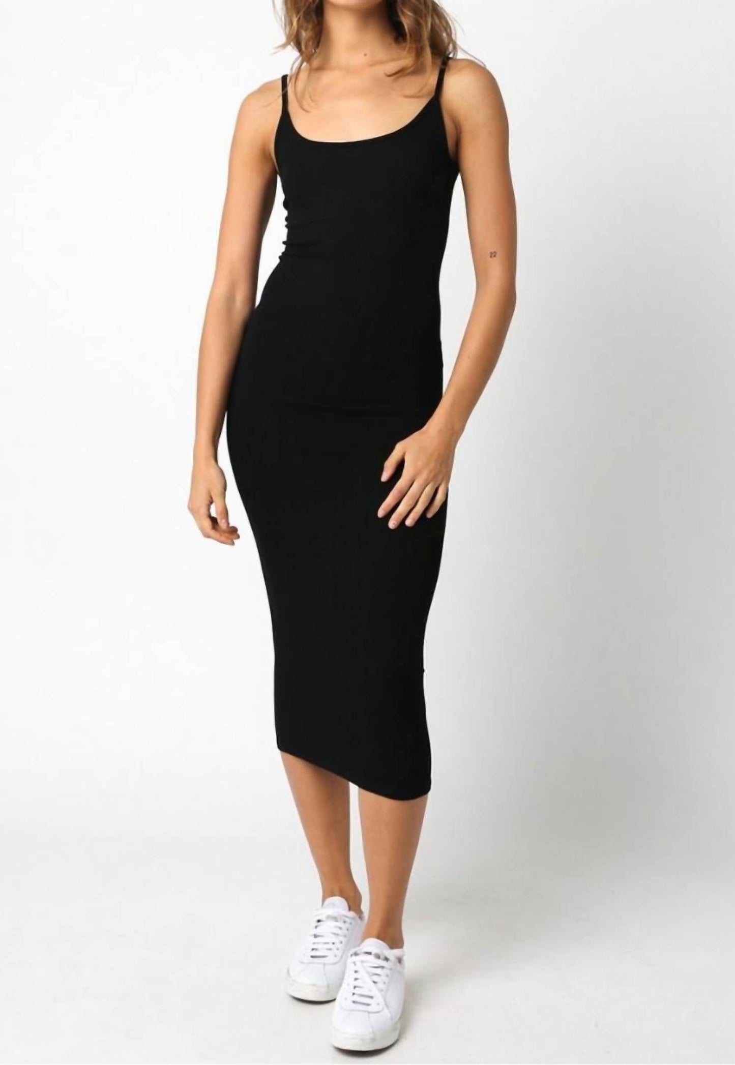 Olivaceous - Lana Fitted Midi Dress