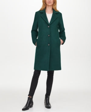 DKNY Walker Wool Blend Reefer Coat - Exclusive to Macys