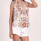 Elan - Sleeveless Kaleidoscope Top