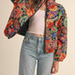 &Merci - Floral Puff Bomber Jacket