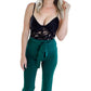 Chocolate Usa - Lace Bustier Bodysuit
