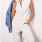 Varley - Magnolia Half Zip Tank Top