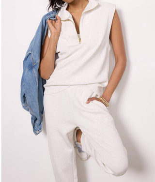 Varley - Magnolia Half Zip Tank Top