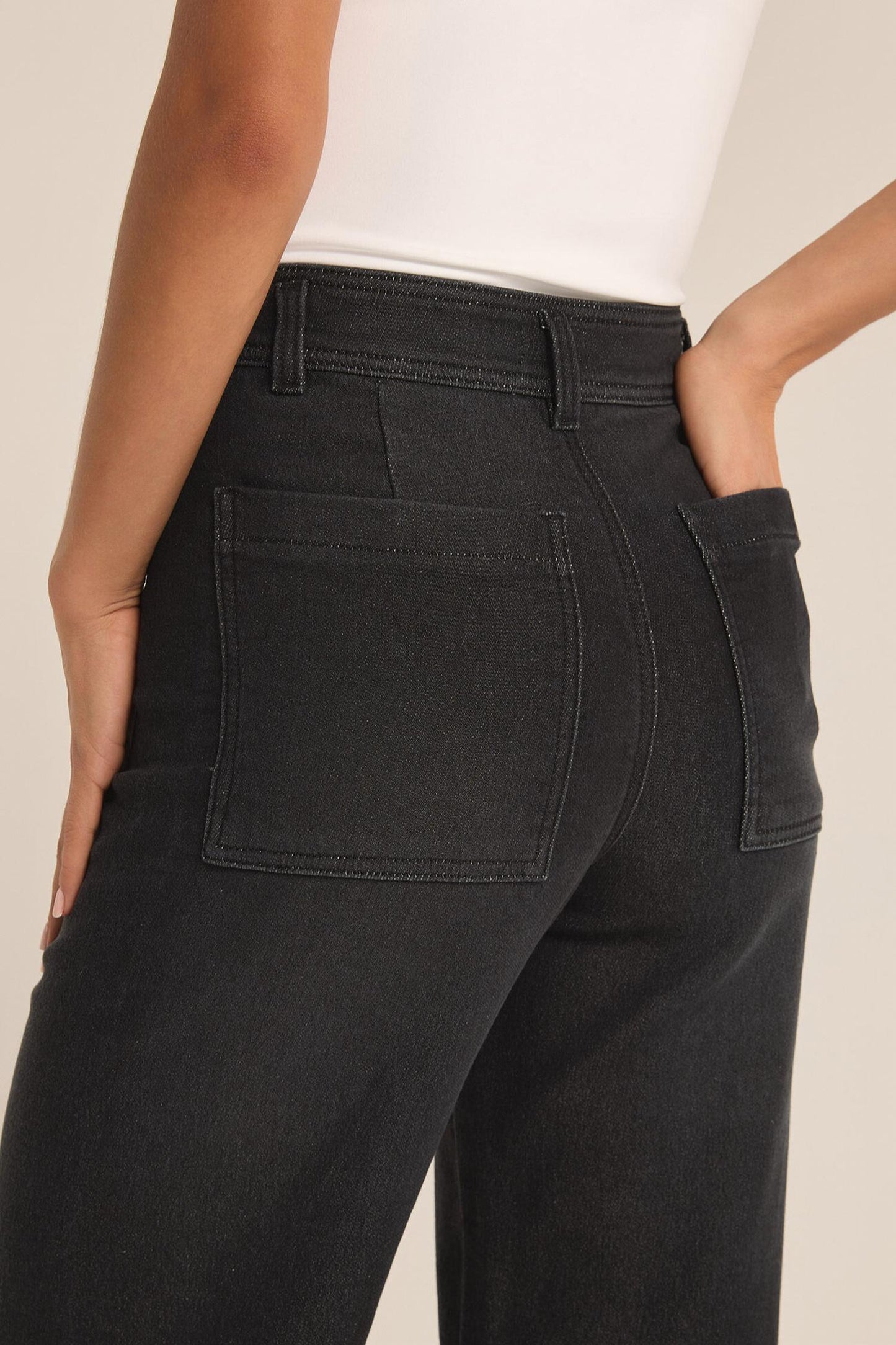 Z Supply - Rilynn Wide Leg Denim Trouser