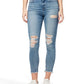 William Rast Ripped High-Rise Ankle Skinny Jeans