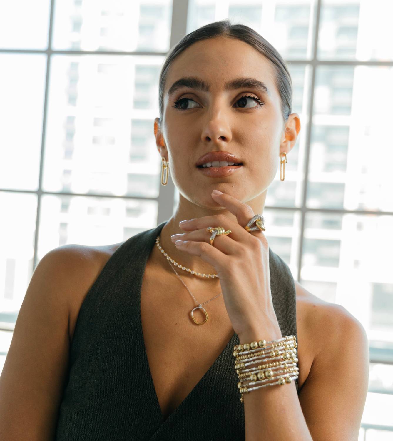 Sahira Jewelry Design - Women's Kira Tennis Necklace