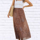 Diva Usa - Boho Patchwork Printed Maxi Skirt