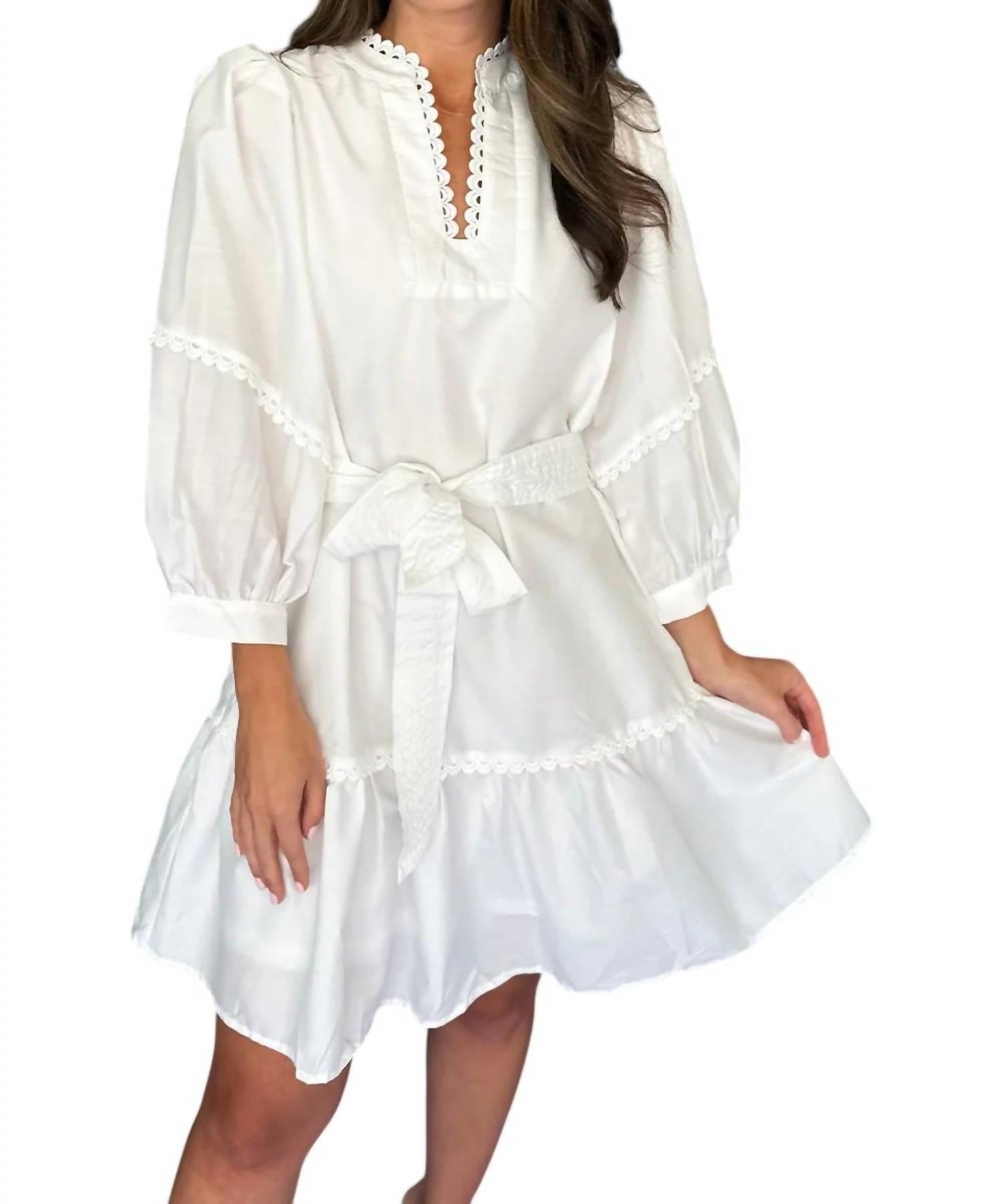 Entro - Tie Waist Mini Dress