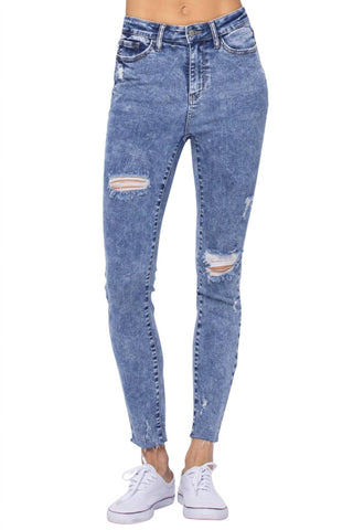 Judy Blue - High Rise Destroyed Skinny Jean