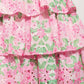 Blue B - Eyelet Floral Tiered Mini Dress