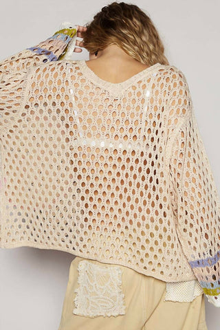 Pol - Peace Love & Crochet Sweater