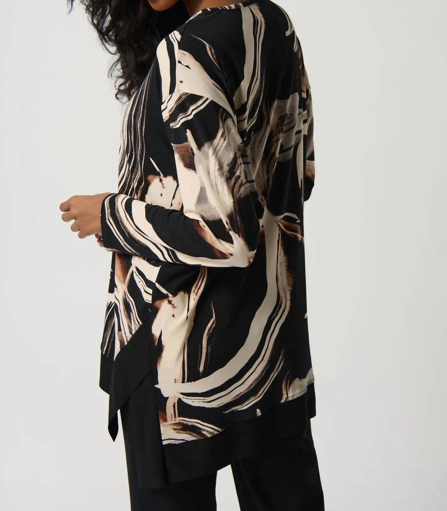Joseph Ribkoff - Abstract Print Boxy Top