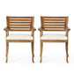 Hermosa 5-Piece Acacia Wood Outdoor Dining Set
