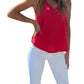 Bobi - V Neck Tank with Center Front Seam