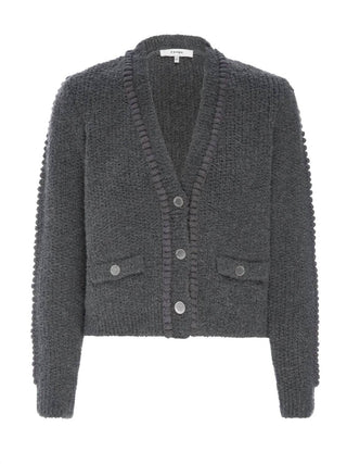 Frame - Double Pocket Cropped Cardigan