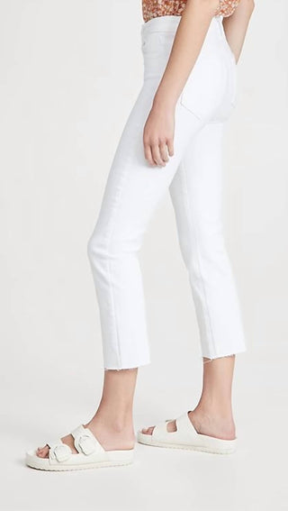 Paige - CINDY CROP WITH RAW HEM JEANS