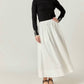 2.7 August Apparel - Flared Maxi Skirt