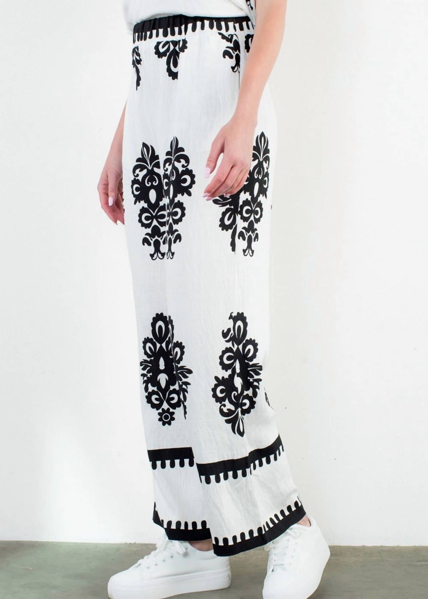 Thml - Wide Leg Print Pants