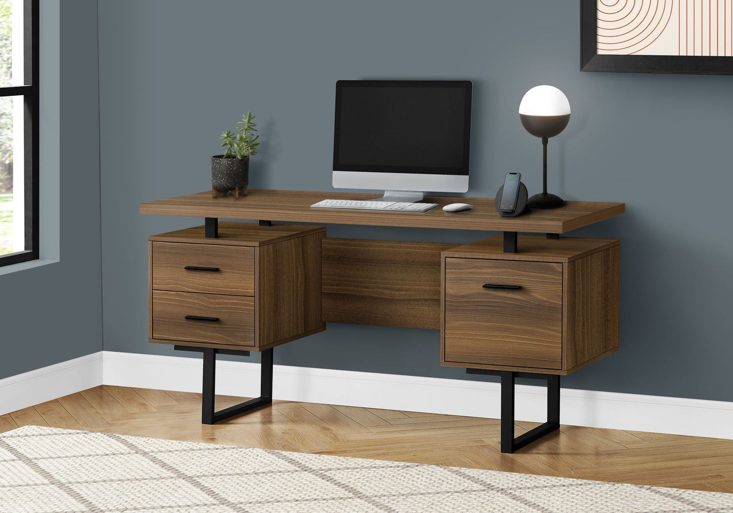 Computer Desk For Home Office With Storage Drawers