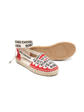 Bobo Choses - Girl's Lace-up Cotton Espadrille