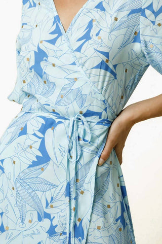 Lusana - ELORA Wrap Dress