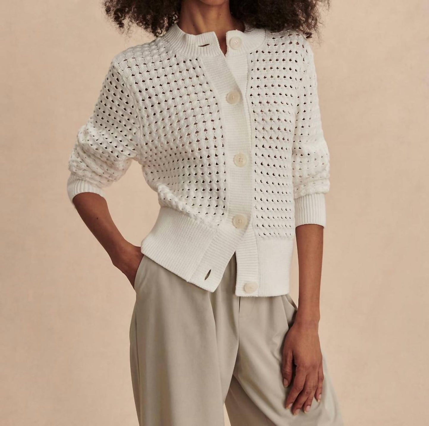 Varley - Bettina Textured Knit Jacket