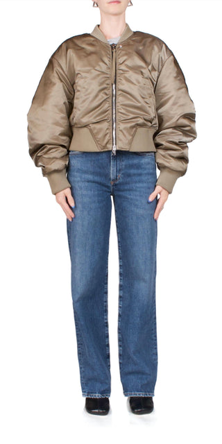 Agolde - Women's Shoreditch Ski Club Jett Bomber Jacket Sage