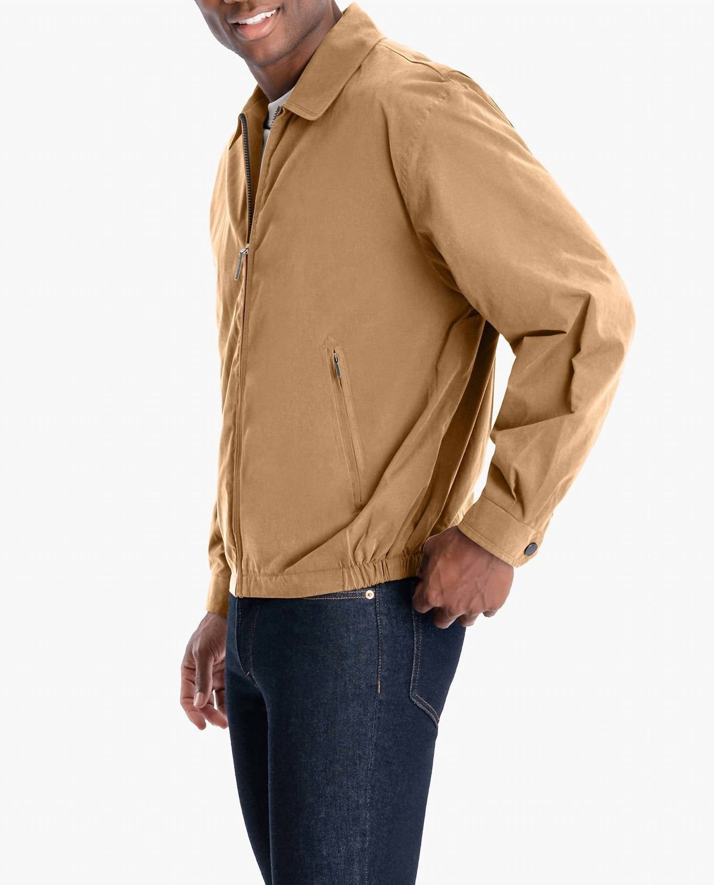 London Fog - Fog Auburn Light Weight Zip Front Golf Jacket