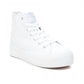 Xti - WOMEN'S CANVAS HIGH-TOP SNEAKERS