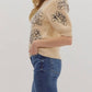 Entro - Short Sleeve Floral Sweater