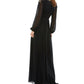 Mac Duggal - Embellished Shoulder Blouson Sleeve Formal Gown