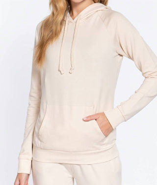 Active Basic - Fitted Long Sleeve Pullover French Terry Hoodie