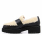 All Black - Women's Sherpa Loafer