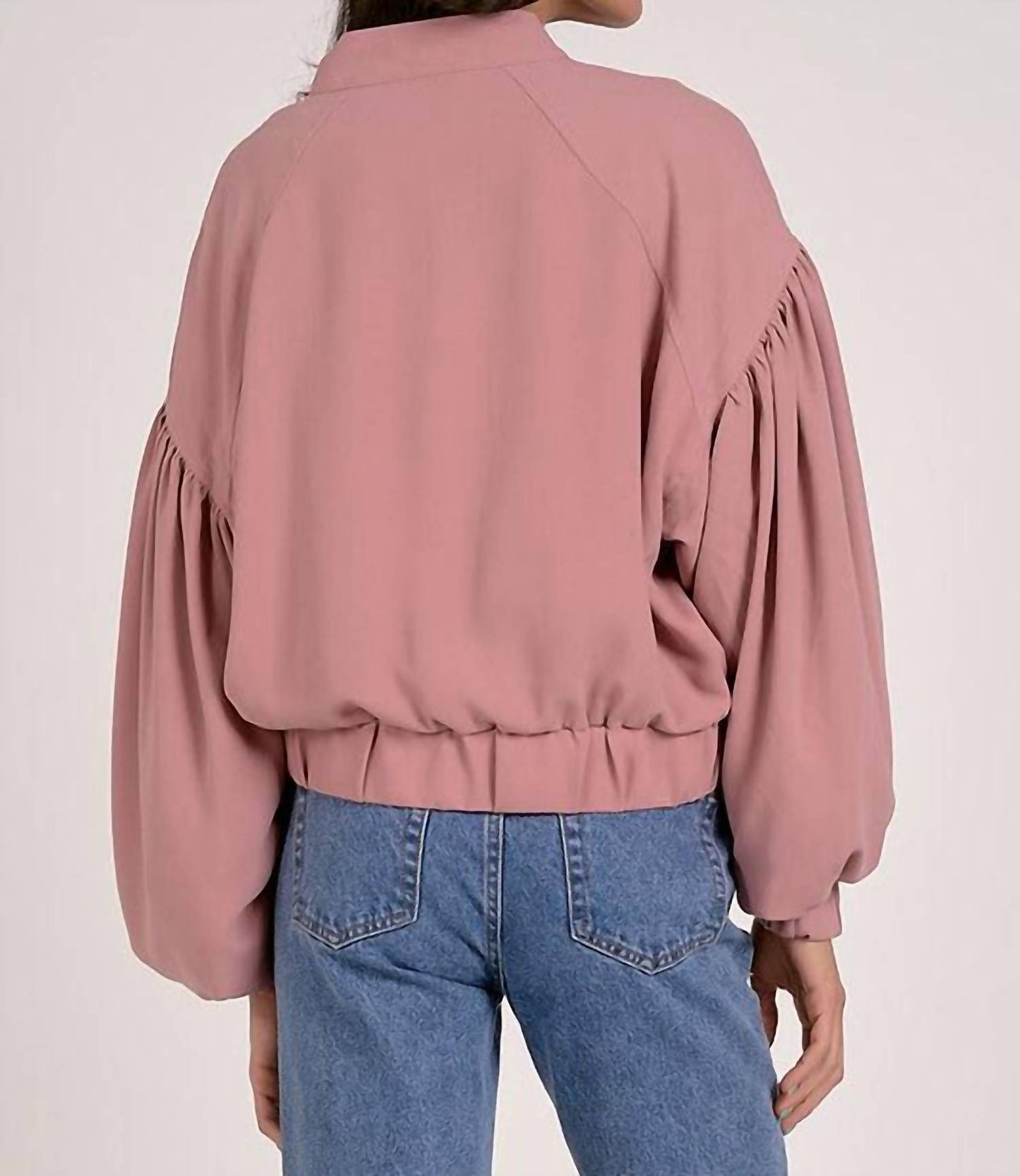 Elan - Mauve Balloon Jacket