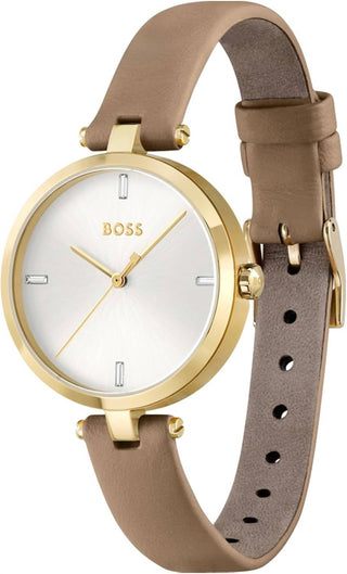 Hugo Boss - Women's Leather Quartz Watch